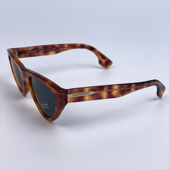 Burberry BE4285 379487 Sunglasses Havana Grey Irregular Women - Picture 5 of 8